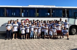 Atletas de Figueirão participaram dos jogos de futsal da Taça Gustavo Cézar 2025