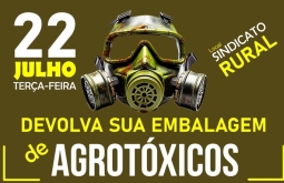 Sindicato Rural de Alcinópolis promove ação para recolhimento de embalagens de agrotóxicos no di