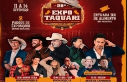 Contagem regressiva maior festa do ano esta chegando expotaquari 2025