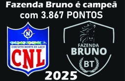 Fazenda Bruno é campeã do Circuito Norte de Laço 2025