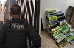 Caminhão de mudança vira esconderijo para carga de maconha; homem é preso em MS