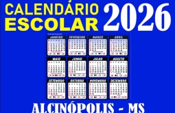 Alcinópolis publica calendário escolar de 2026; início das aulas será em 11 de fevereiro