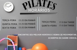 Academia da Saúde de Figueirão oferece aulas de pilates em dois períodos
