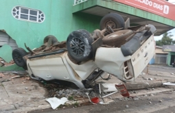 Três jovens moradores de Alto Taquari sofre acidente em Alto Araguaia na manha de domingo