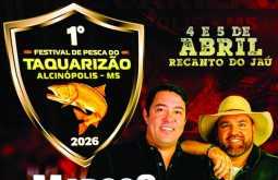 Festival de Pesca do Taquarizão está chegando em Alcinópolis