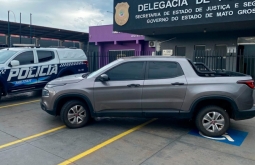 Polícia Militar recupera veículo com restrição criminal em Costa Rica