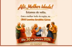 Baile da Melhor Idade retorna ao CRAS de Figueirão nesta sexta-feira