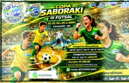 Figueirão sediará a Copa Saboraki de Futsal entre os dias 2 e 5 de abril