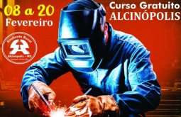 Curso gratuito em Alcinópolis, soldador arco elétrico com eletrodo revestido básico