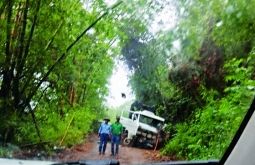 Acidente na Serra Preta, próximo ao Buriti MT