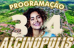 Veja a “Programação do 34º Aniversário de Alcinópolis”  abril - 2026