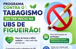 Figueirão lança programa gratuito para ajudar população a parar de fumar