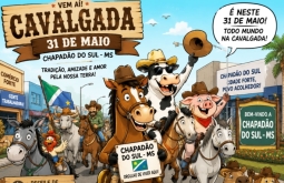 Neste Domingo tem a Cavalgada da abertura da 32ª Exposul de Chapadão do Sul