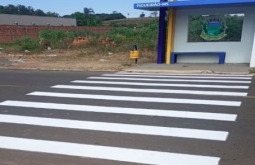 Prefeitura revitaliza faixas de pedestres e reforça segurança no trânsito em Figueirão