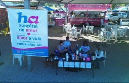 Hospital de Amor participa do 20º Encontro Estadual de Laço Comprido em Figueirão com ação bene
