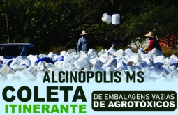 Atenção, agricultores de Alcinópolis: Coleta Itinerante de Embalagens de Agrotóxicos acontece ne