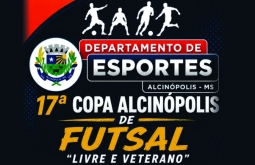 Veja a tabela do 17º Copa Alcinópolis de Futsal “Livre e Veterano”