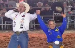Cassilandense João da Conceição conquista o título do rodeio em cutiano na 54ª Festa do Peão d