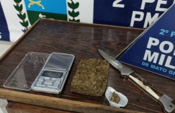 Polícia Militar prende homem por ameaça, violência doméstica e tráfico de drogas em Costa Rica