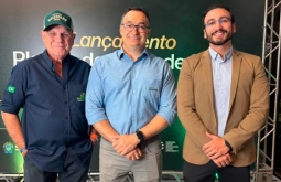 Presidente do Sindicato Rural de Chapadão do Sul e Diretor da Fundação Chapadão participam do la