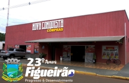 MENSAGEM: Nova Conquista “Compras”, deseja um feliz aniversário Figueirão
