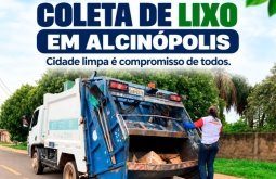 Anote o dia da coleta em Alcinópolis