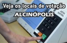 Veja onde são as seções de votação em Alcinópolis