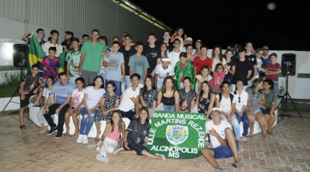 Chegada da Banda Musical Iulle Martins Rezende