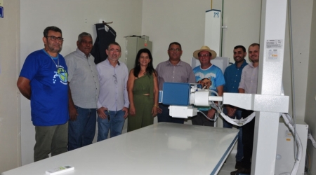 Entrega do Aparelho raio x para Hospital.