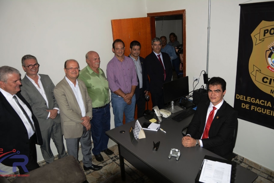 Inauguração da Delegacia da Policia Civil de Figueirão.