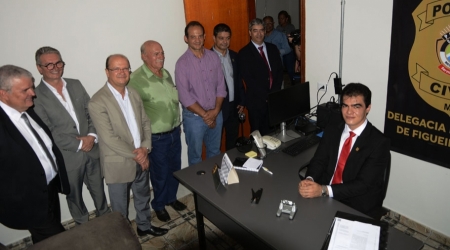 Inauguração da Delegacia da Policia Civil de Figueirão.