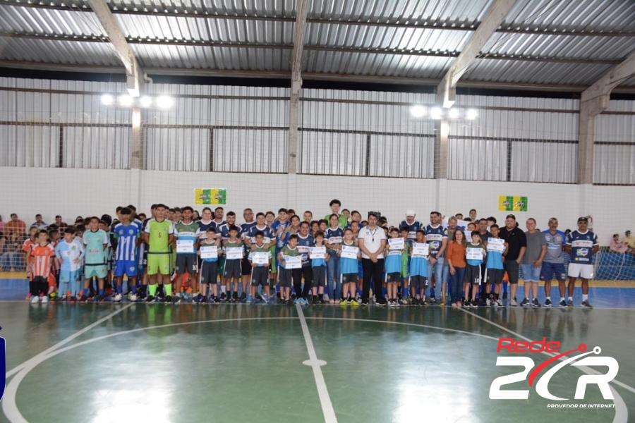 Abertura da Liga Azul de Futsal 2025.