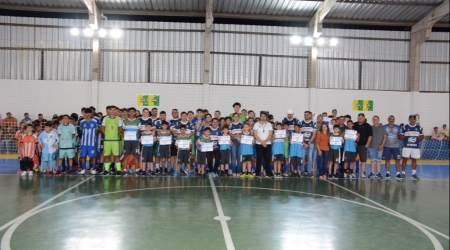 Abertura da Liga Azul de Futsal 2025.