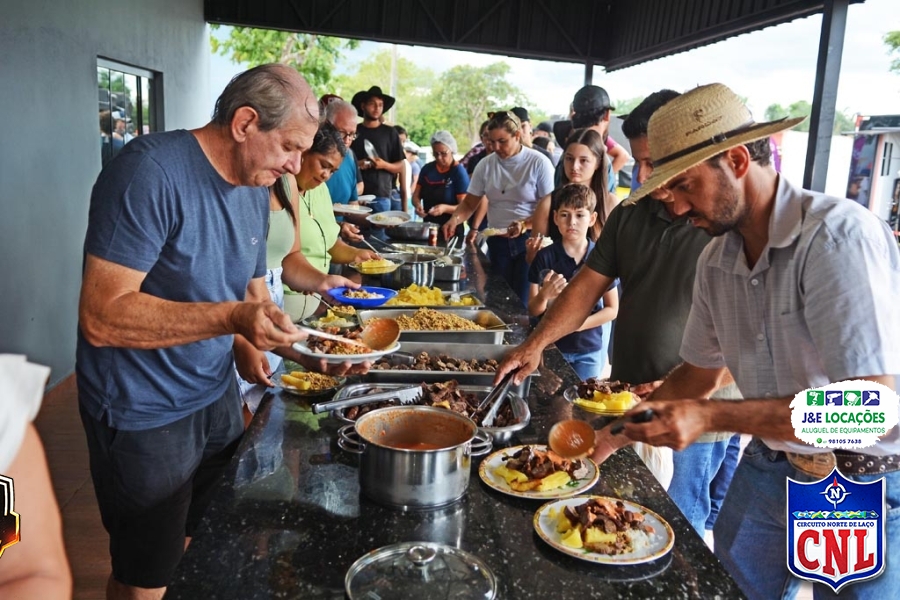 Almoço no 1ª Etapa do Circuito Norte de Laço (CNL)