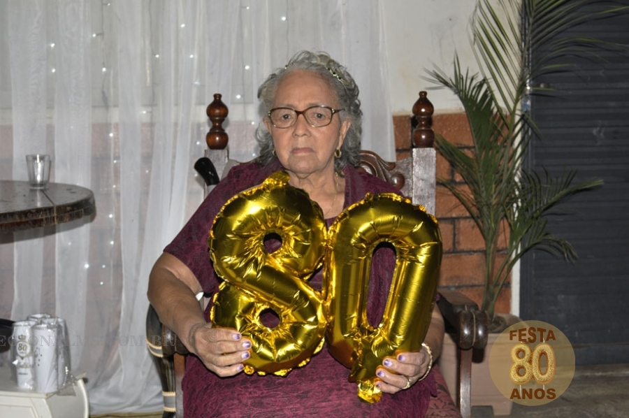 Festa de aniversário de 80 anos (dona Nenê)